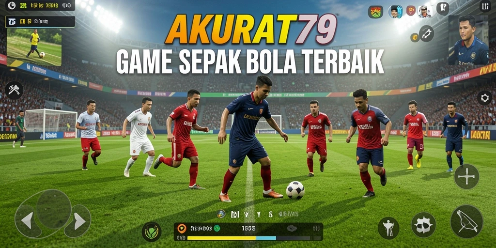 Tangkapan layar menampilkan aksi mendebarkan dalam permainan sepak bola.
