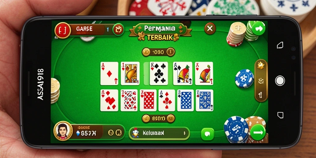 Tampilan gameplay seru dari ASIA918 saat bermain Gaple.