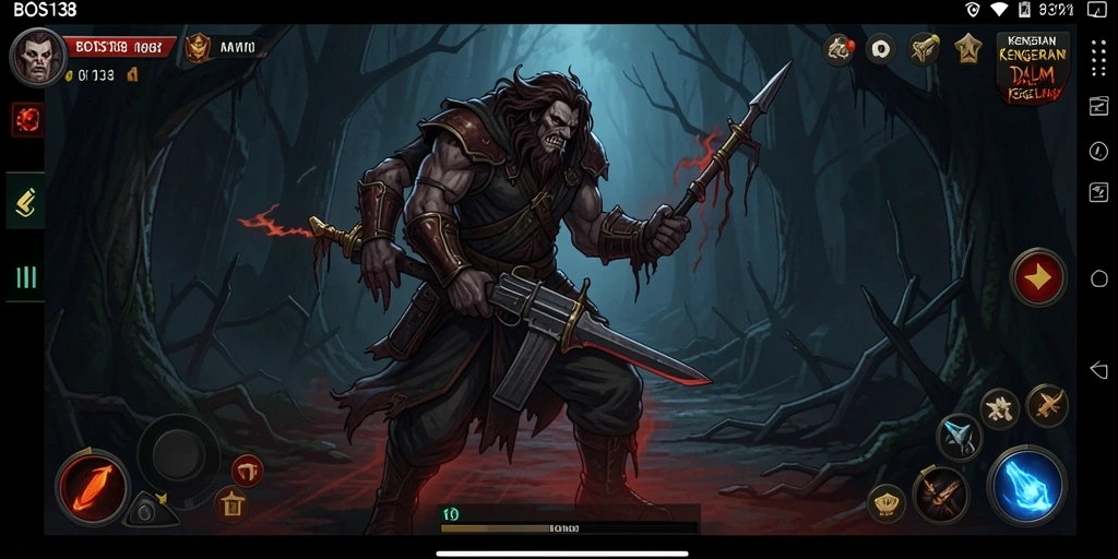 Tampilan gameplay menegangkan dari BOS138 yang penuh kengerian.