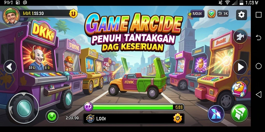 Tampilan gameplay DKK yang menegangkan dan penuh aksi.