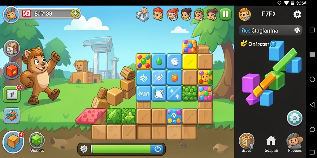 Tampilan gameplay <strong>F7F7</strong> yang menantang dan mengasyikkan.