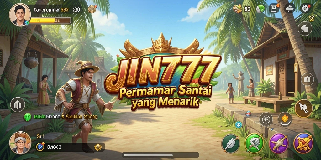 Tampilan utama gameplay JNT777 yang seru dan menarik.