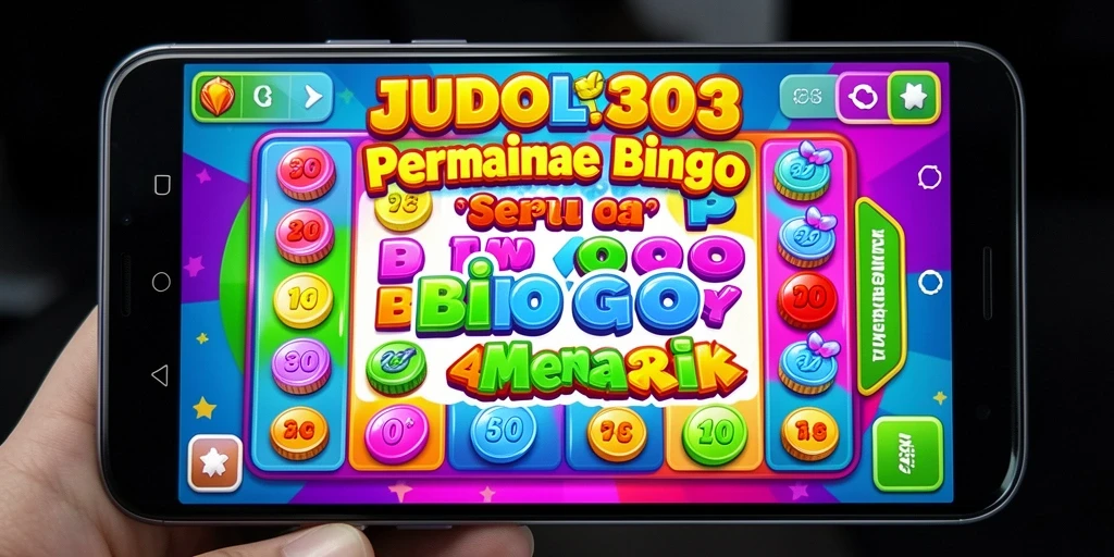 Tampilan gameplay menarik di JUDOL303 dengan angka-angka Bingo.