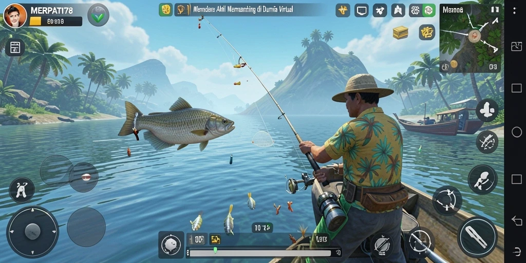 Tangkapan ikan besar di gameplay MERPATI178 yang seru.