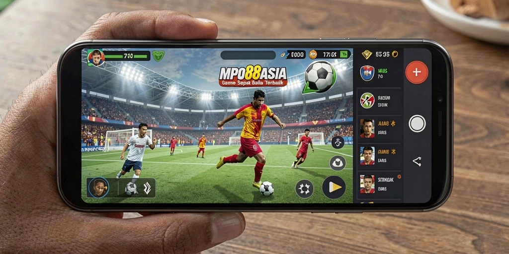 Screenshot MPO88ASIA menunjukkan aksi mendebarkan dalam pertandingan sepak bola.