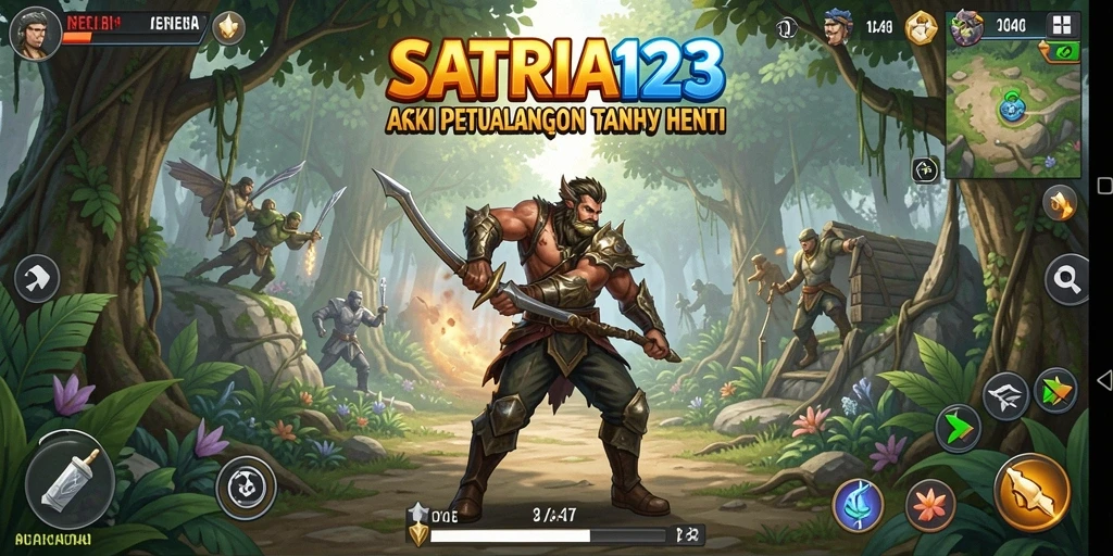 Tampilan aksi seru dari gameplay SATRIA123 dengan grafis menawan.