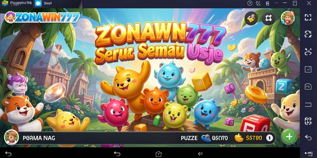 Screenshot gameplay ZONAWIN777 menampilkan tantangan puzzle yang menarik.